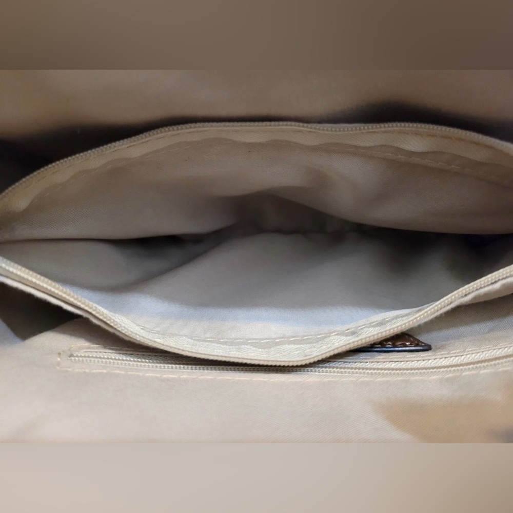 Darcy Marks London Satchel Crossbody Bag Brown Vegan Leather - Picture 16 of 16